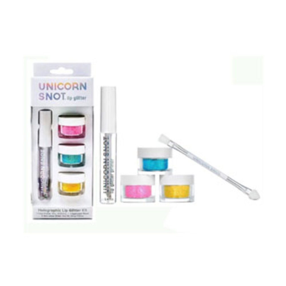 (1 Pack) Unicorn Snot Hi Def Glitter Kit, Lip Gloss, Eyeshadow, Primer + 3 Color - Picture 2 of 11